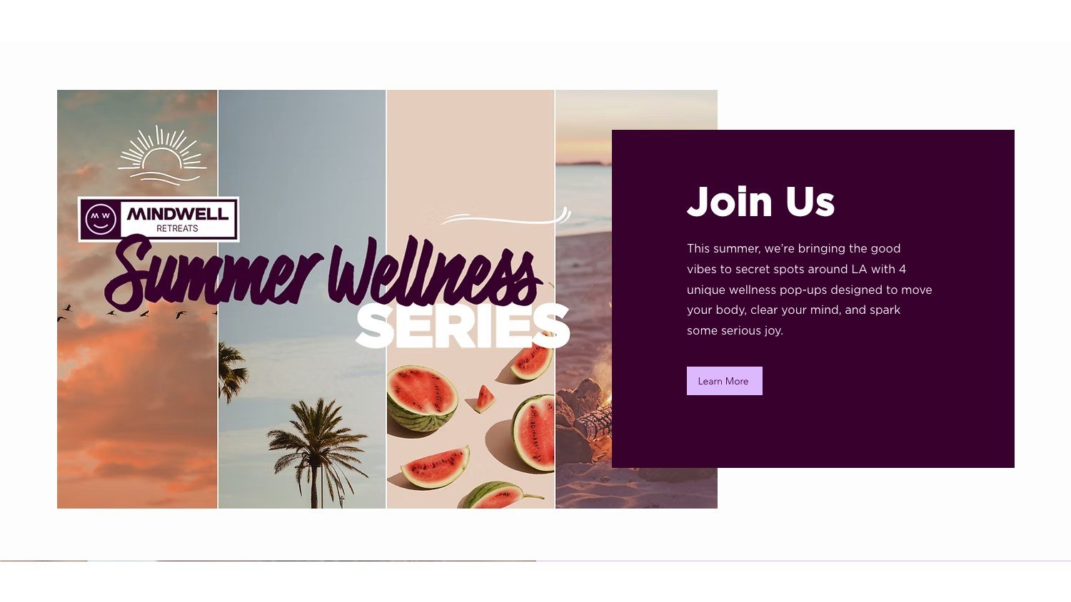 MindWell Retreats Summer Wellness Series: four local wellness pop-ups built to earn trust before a flight is booked